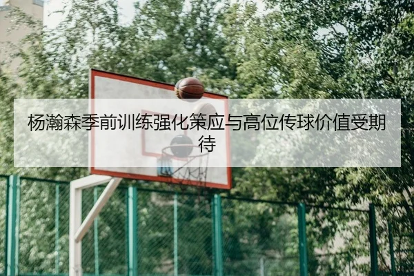 杨瀚森季前训练强化策应与高位传球价值受期待